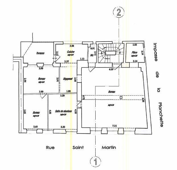 Bureau Paris 108m² Location bureau Paris OLBUR2532790 14